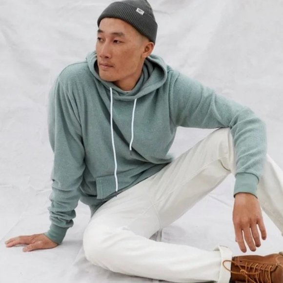 Feat Clothing Unisex BlanketBlend Oversized Hoodie Size Small Seafoam Green - Picture 2 of 7